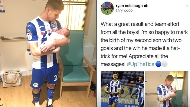 COLCLOUGH SEGNA DUE GOL E SI FA SOSTITUIRE: "STA PER NASCERE MIO FIGLIO!"