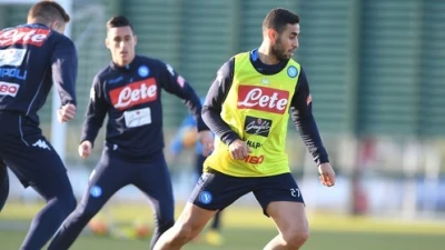 SSC NAPOLI - L'allenamento pomeridiano a Castelvolturno