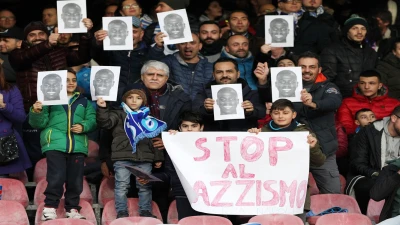 "Odio Napoli", è il grido dei romanisti in Coppa Italia