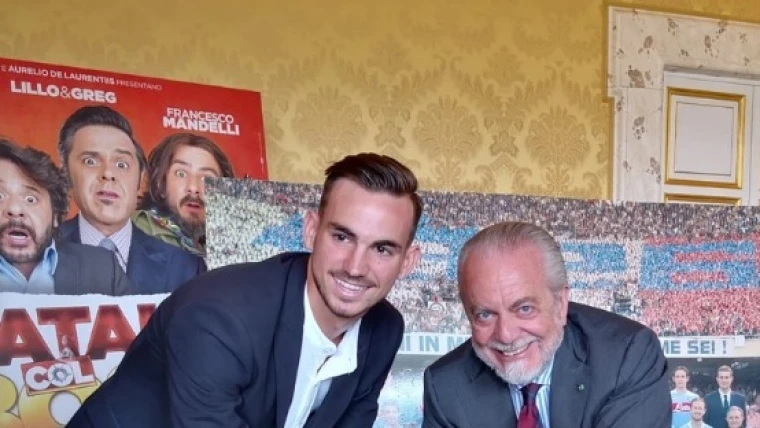 FOTO - DE LAURENTIIS: 'Benvenuto Fabiàn!'