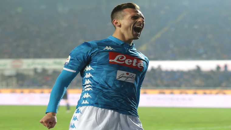 FOTO - Milik: "Buon umore e concentrazione"