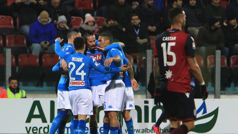 Cagliari-Napoli, i precedenti in Sardegna sorridono gli azzurri: il bilancio