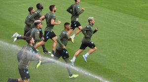 Napoli allenamento