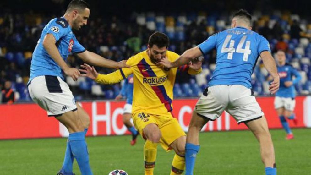 Napoli-Barcellona champions