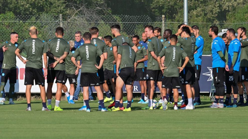 Napoli allenamento